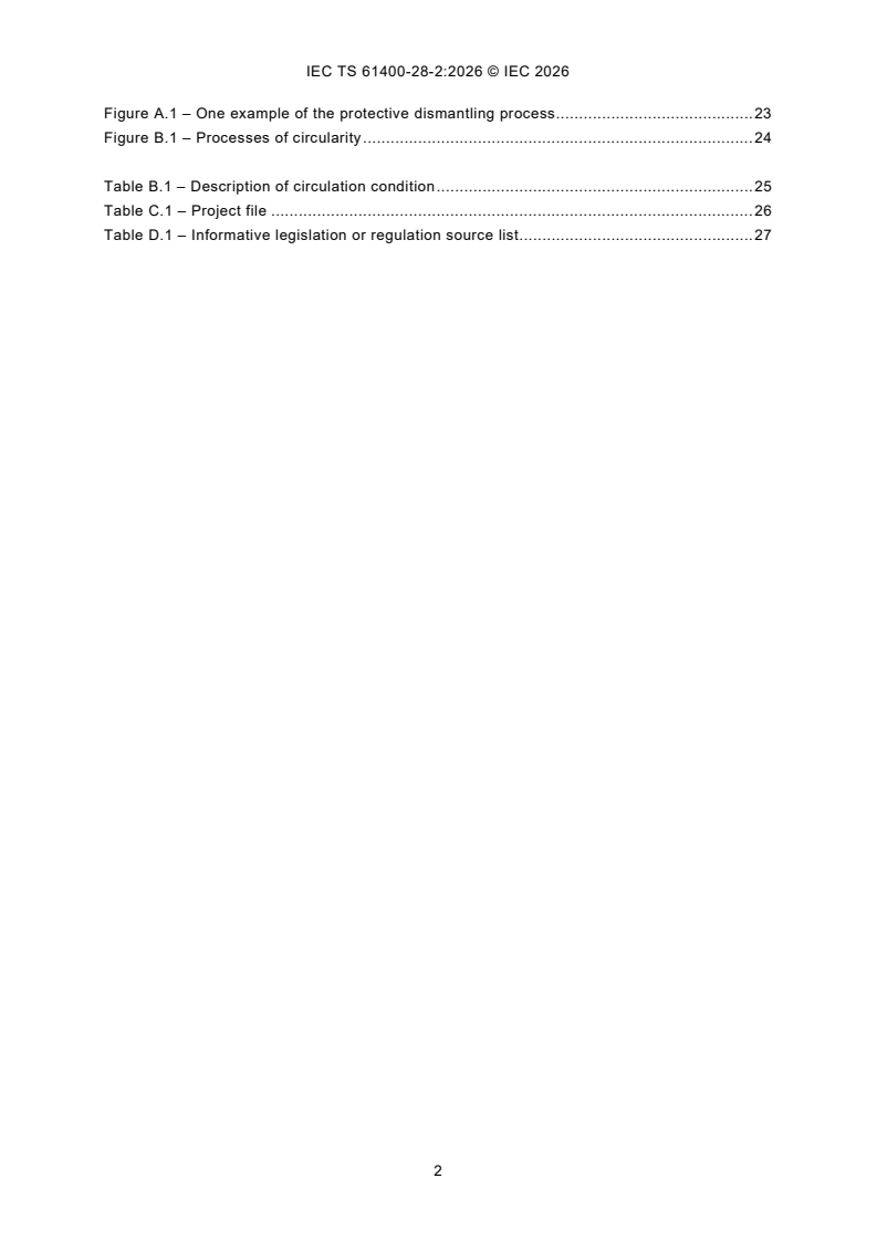 IEC TS 61400-28-2:2026 IEC TS 61400-28-2:2026 - Wind energy generation systems - Part 28‑2: Decommissioning and preparation for recycling - Page 4 preview