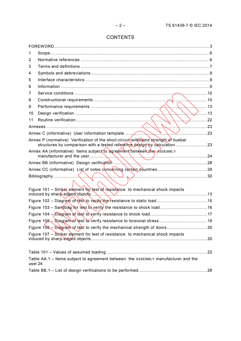 IEC TS 61439-7:2014 IEC TS 61439-7:2014 - Low-voltage switchgear and controlgear assemblies - Part 7: Assemblies for specific applications such as marinas, camping sites, market squares, electric vehicles charging stations
Released:2/19/2014 - Page 4 preview