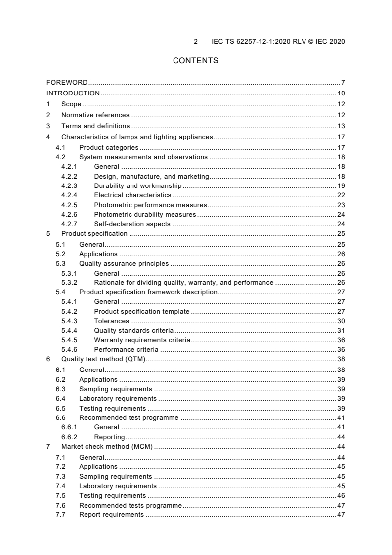 IEC TS 62257-12-1:2020 IEC TS 62257-12-1:2020 RLV - Recommendations for renewable energy and hybrid systems for rural electrification - Part 12-1: Laboratory evaluation of lamps and lighting appliances for off-grid electricity systems
Released:5/25/2020 - Page 4 preview
