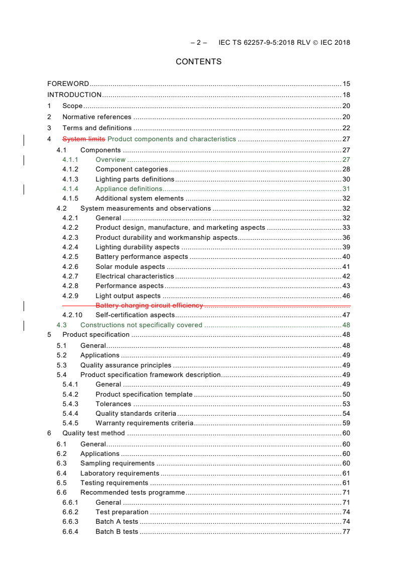 IEC TS 62257-9-5:2018 IEC TS 62257-9-5:2018 RLV - Recommendations for renewable energy and hybrid systems for rural electrification - Part 9-5: Integrated systems - Laboratory evaluation of stand-alone renewable energy products for rural electrification
Released:6/12/2018 - Page 4 preview