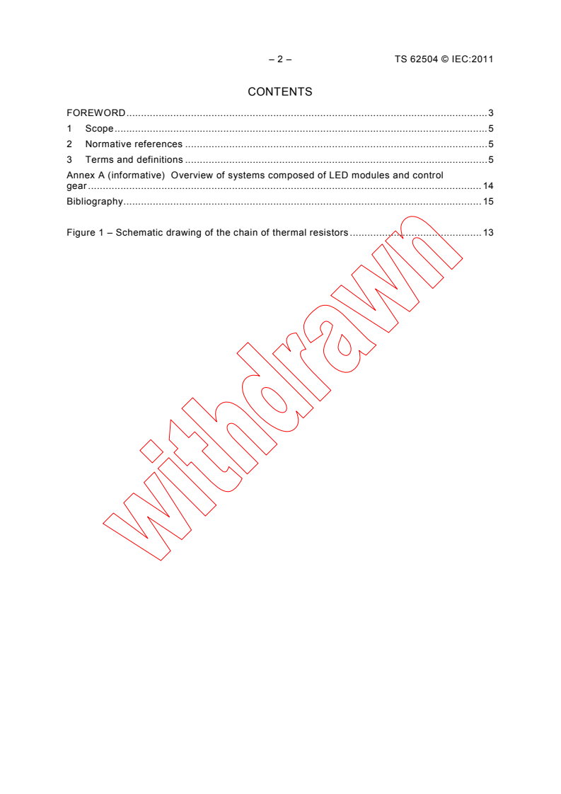 IEC TS 62504:2011 IEC TS 62504:2011 - General lighting - LEDs and LED modules - Terms and definitions - Page 4 preview