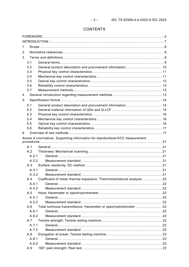 IEC TS 62565-4-4:2025 IEC TS 62565-4-4:2025 - Nanomanufacturing – Product specification – Part 4-4: Nanophotonic products – Blank detail specification: Quantum dot enabled light conversion films
Released:16. 04. 2025
Isbn:9782832702260 - Page 4 preview