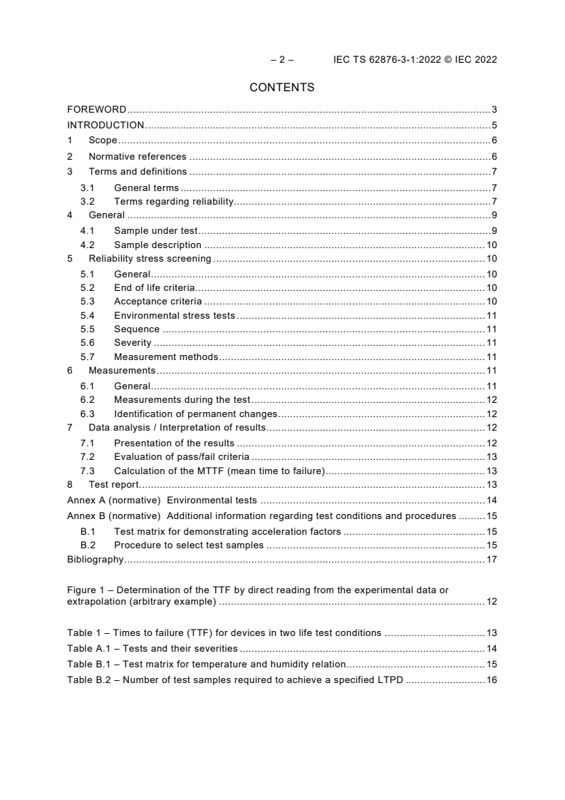IEC TS 62876-3-1:2022 IEC TS 62876-3-1:2022 - Nanomanufacturing - Reliability assessment - Part 3-1: Graphene-based material - Stability: Temperature and humidity test
Released:2/18/2022 - Page 4 preview