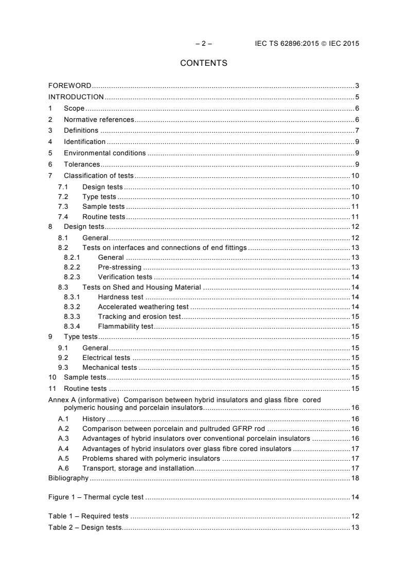 IEC TS 62896:2015 IEC TS 62896:2015 - Hybrid insulators for a.c. and d.c. for high-voltage applications - Definitions, test methods and acceptance criteria - Page 4 preview