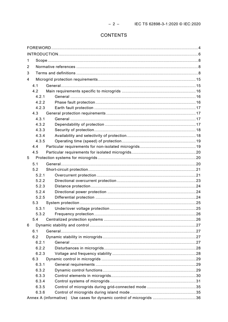 IEC TS 62898-3-1:2020 IEC TS 62898-3-1:2020 - Microgrids - Part 3-1: Technical requirements - Protection and dynamic control
Released:9/21/2020 - Page 4 preview