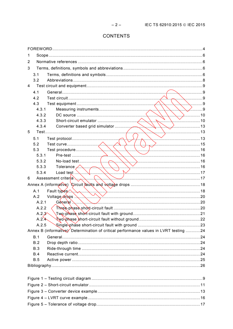 IEC TS 62910:2015 IEC TS 62910:2015 - Utility-interconnected photovoltaic inverters - Test procedure for low voltage ride-through measurements
Released:10/22/2015 - Page 4 preview