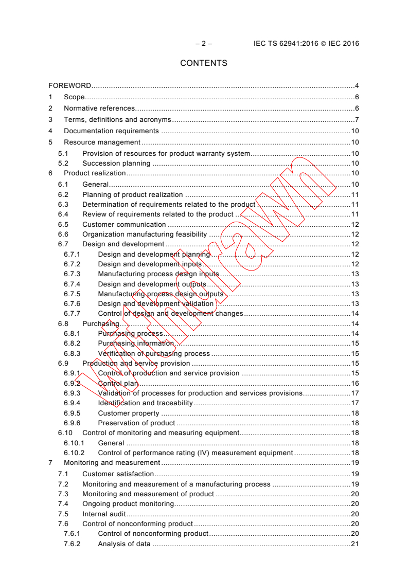 IEC TS 62941:2016 IEC TS 62941:2016 - Terrestrial photovoltaic (PV) modules - Guideline for increased confidence in PV module design qualification and type approval
Released:1/27/2016 - Page 4 preview