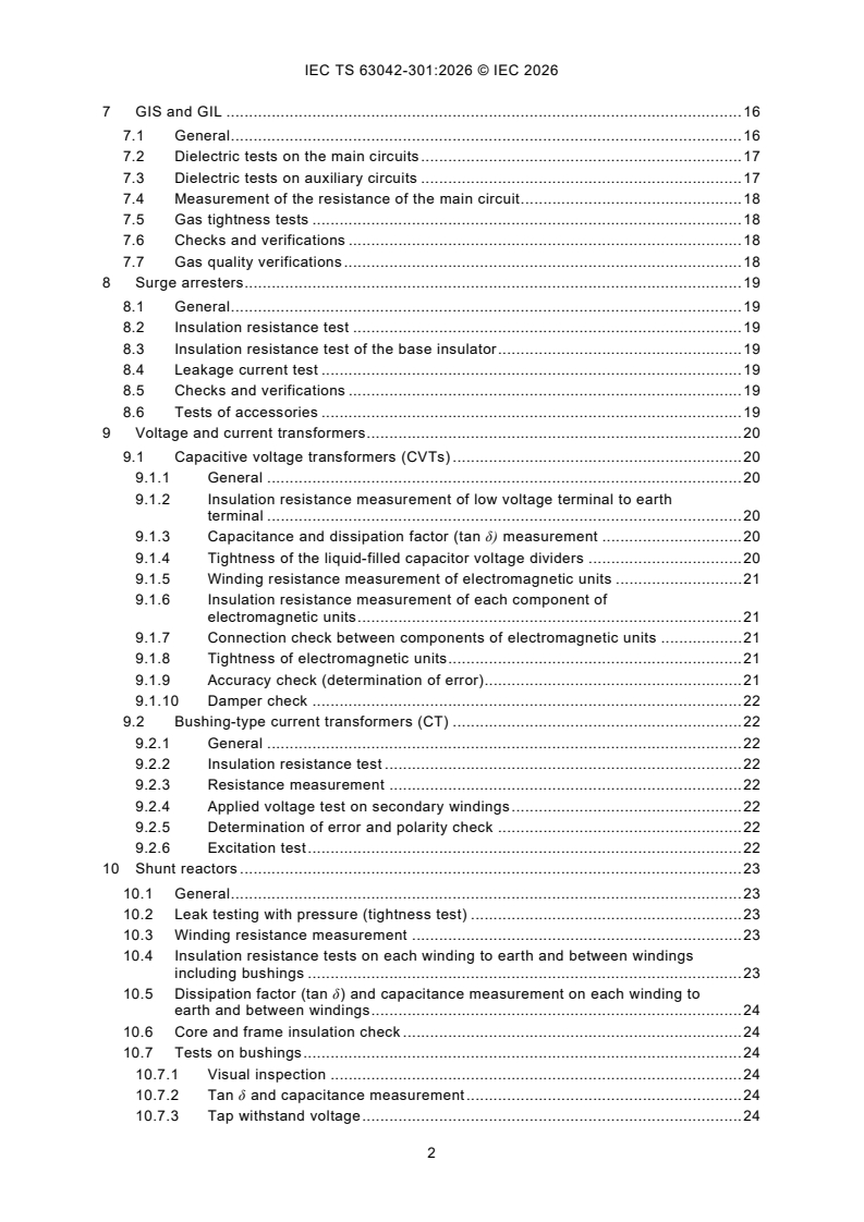 IEC TS 63042-301:2026 IEC TS 63042-301:2026 - UHV AC transmission systems - Part 301: On-site acceptance tests - Page 4 preview