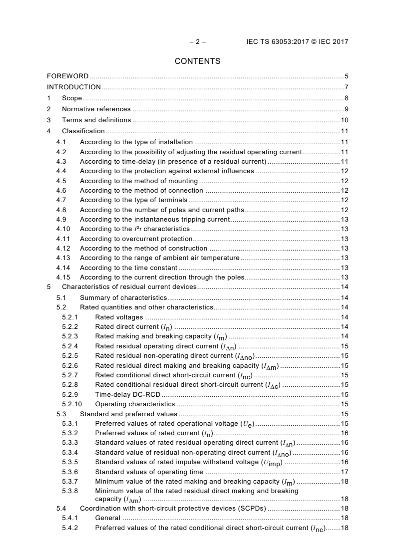 IEC TS 63053:2017 IEC TS 63053:2017 - General requirements for residual current operated protective devices for DC system
Released:6/29/2017 - Page 4 preview