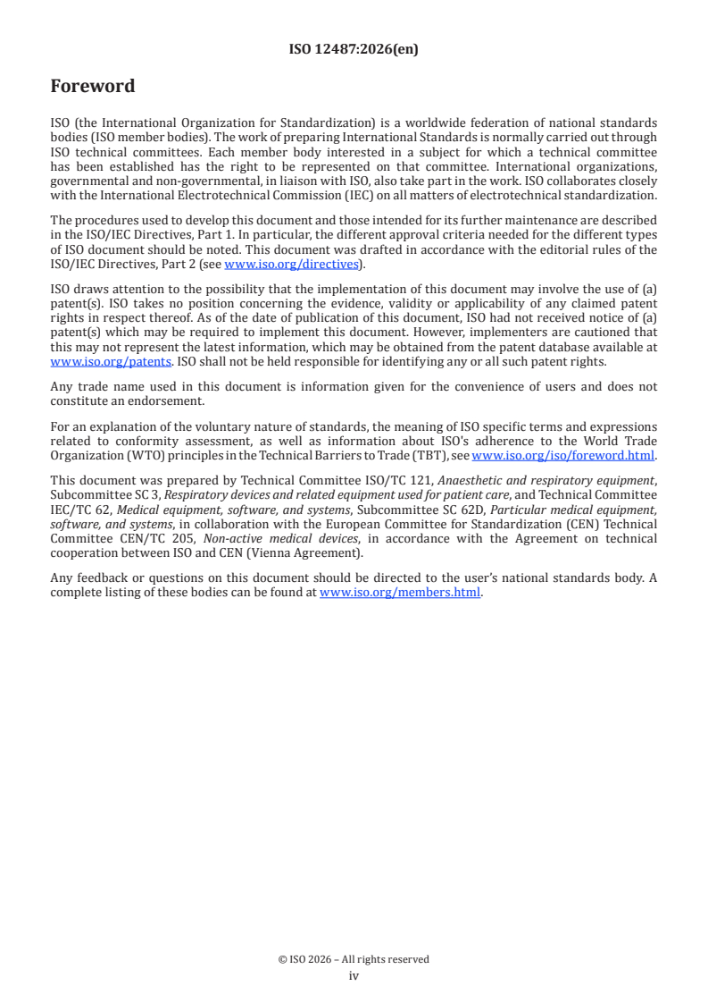 ISO 12487:2026 ISO 12487:2026 - Medical electrical equipment - Clinical performance evaluation of clinical thermometers - Page 4 preview