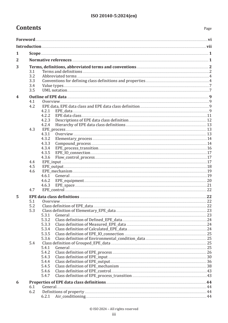 ISO 20140-5:2024 ISO 20140-5:2024 - Automation systems and integration - Evaluating energy efficiency and other factors of manufacturing systems that influence the environment - Part 5: Environmental performance evaluation data
Released:9/17/2024 - Page 3 preview