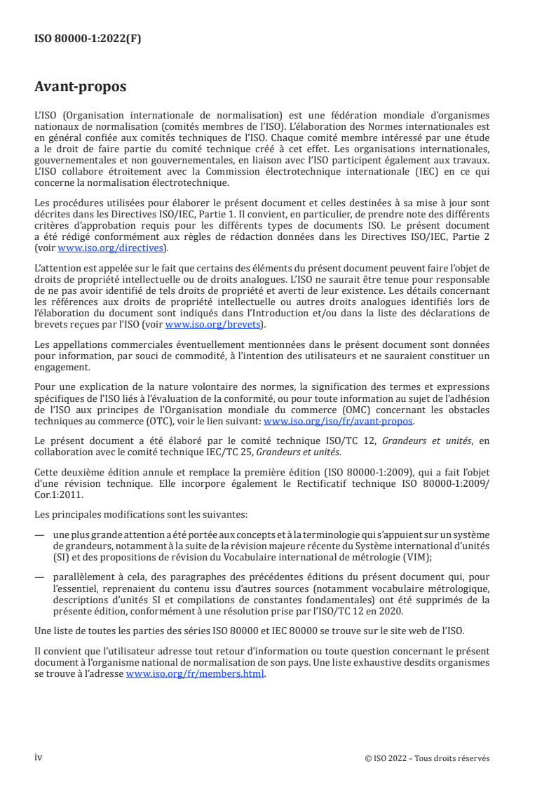 ISO 80000-1:2022 ISO 80000-1:2022 - Grandeurs et unités - Partie 1 : Généralités
Released:12/6/2022 - Page 4 preview