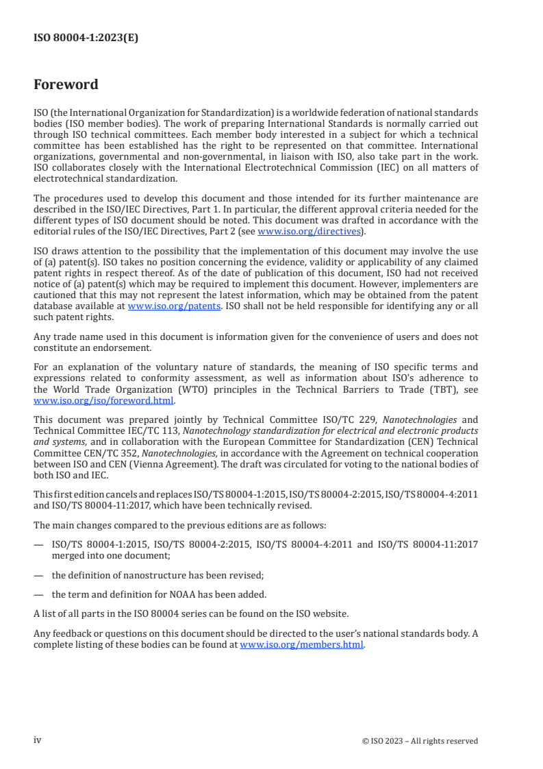 ISO 80004-1:2023 ISO 80004-1:2023 - Nanotechnologies - Vocabulary - Part 1: Core vocabulary
Released:7/26/2023 - Page 4 preview
