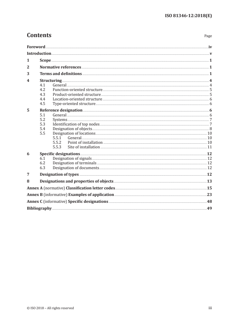 ISO 81346-12:2018 ISO 81346-12:2018 - Industrial systems, installations and equipment and industrial products - Structuring principles and reference designations - Part 12: Construction works and building services
Released:5/7/2018 - Page 3 preview