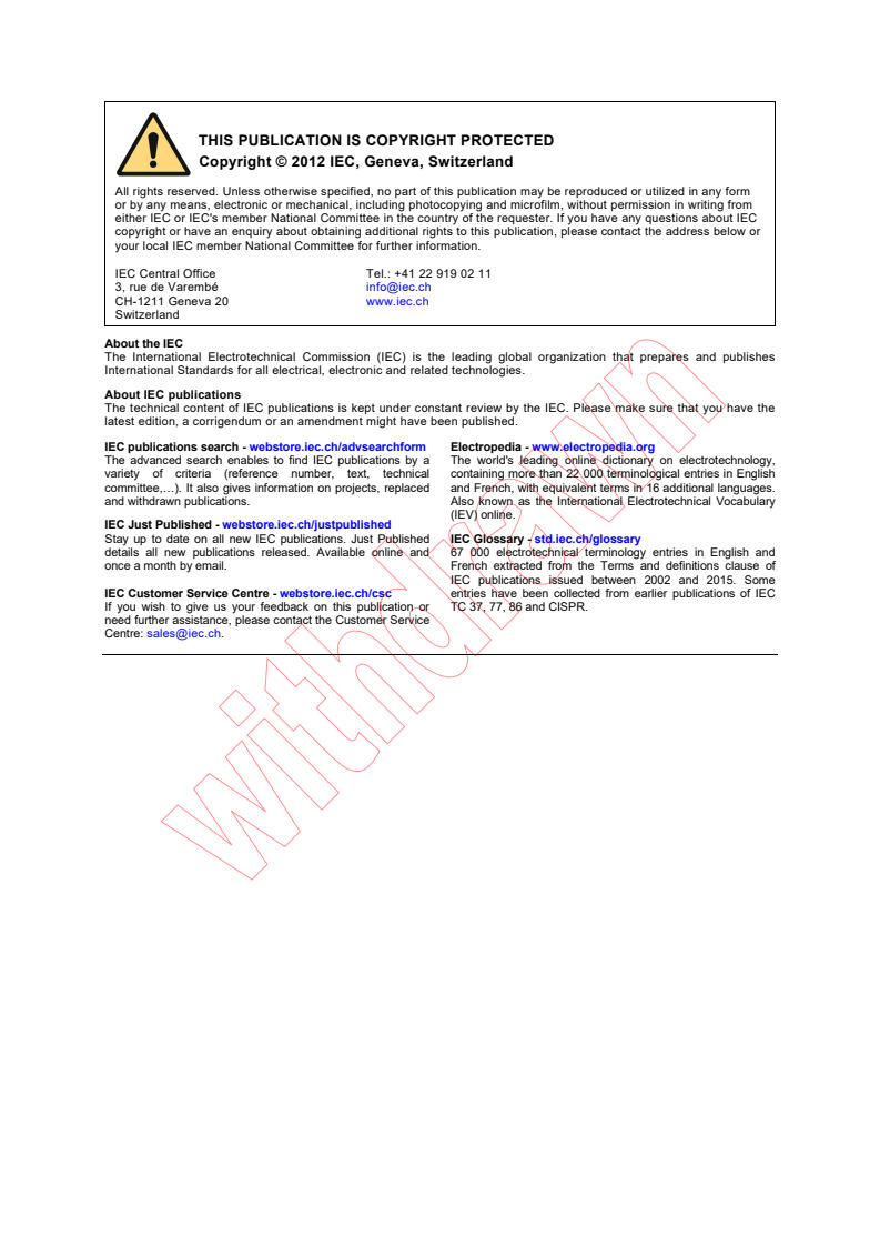 ISO/IEC 14543-3-10:2012 ISO/IEC 14543-3-10:2012 - Information technology - Home electronic system (HES) architecture - Part 3-10: Wireless short-packet (WSP) protocol optimised for energy harvesting - Architecture and lower layer protocols
Released:3/8/2012 - Page 2 preview