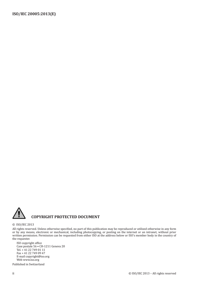 ISO/IEC 20005:2013 ISO/IEC 20005:2013 - Information technology - Sensor networks - Services and interfaces supporting collaborative information processing in intelligent sensor networks
Released:7/3/2013 - Page 2 preview