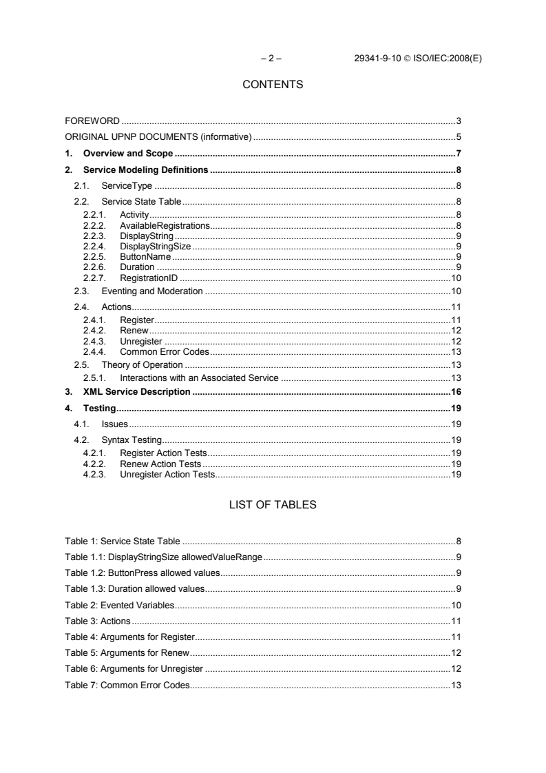 ISO/IEC 29341-9-10:2008 ISO/IEC 29341-9-10:2008 - Information technology - UPnP Device Architecture - Part 9-10: Imaging Device Control Protocol - External Activity Service - Page 4 preview