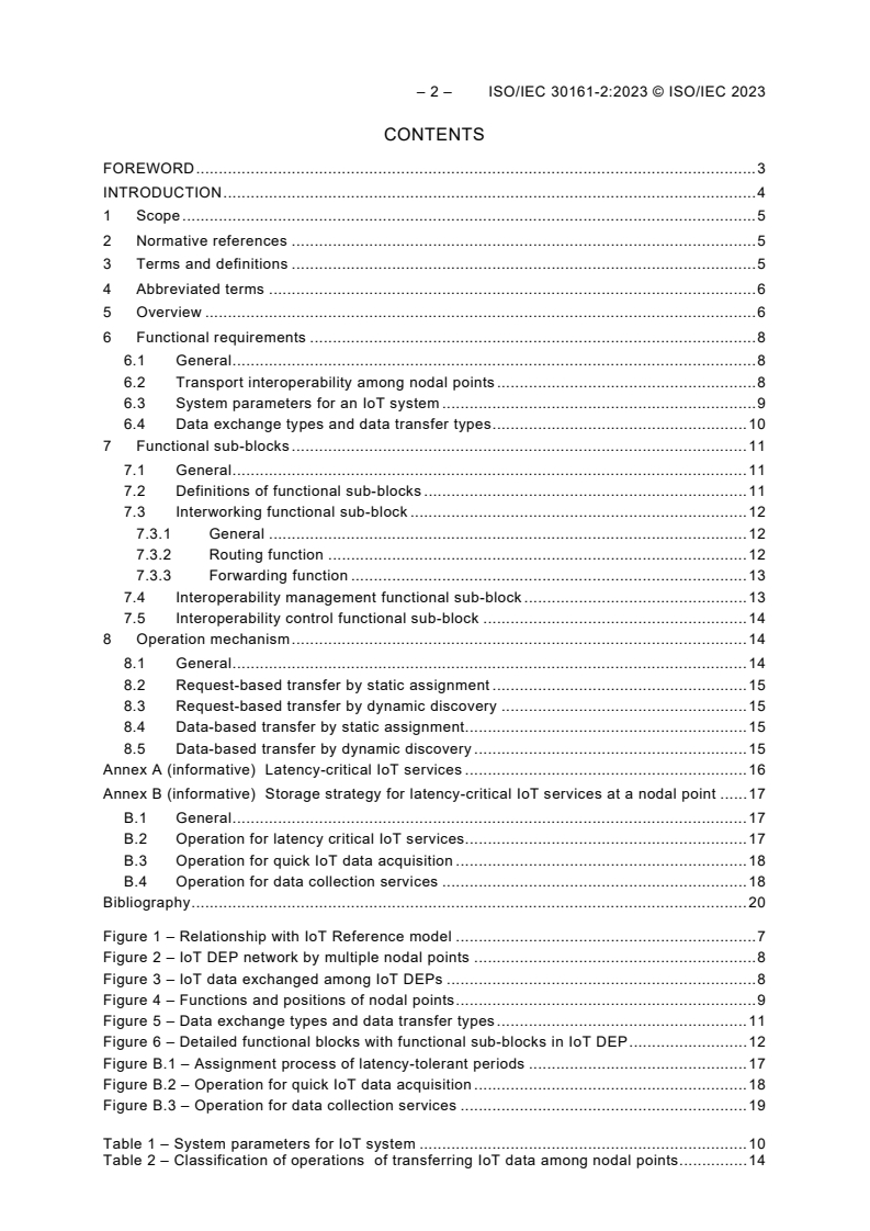 ISO/IEC 30161-2:2023 ISO/IEC 30161-2:2023 - Internet of Things (IoT) – Data exchange platform for IoT services – Part 2: Transport interoperability between nodal points
Released:3/10/2023 - Page 4 preview