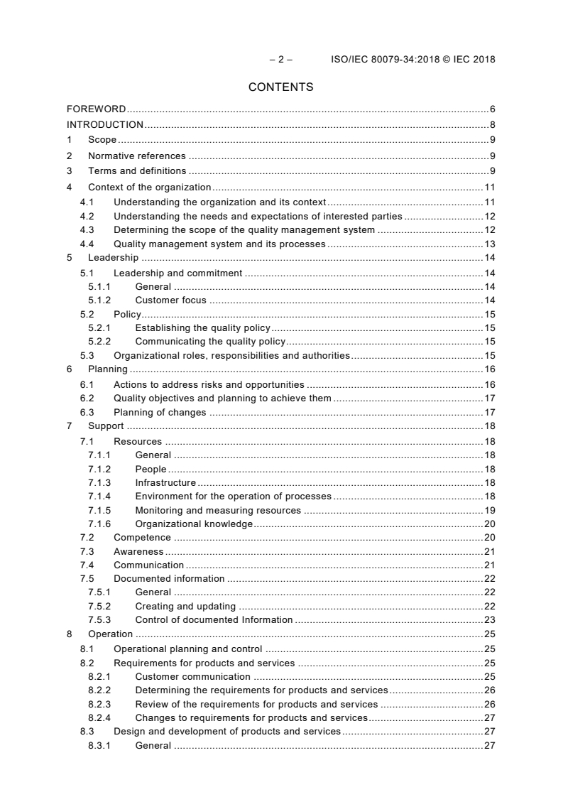 ISO/IEC 80079-34:2018 ISO/IEC 80079-34:2018 - Explosive atmospheres - Part 34: Application of quality management systems for Ex Product manufacture
Released:8/30/2018 - Page 4 preview