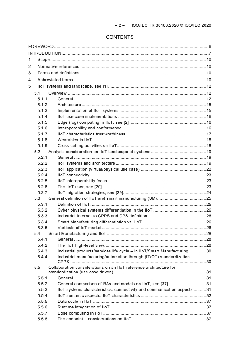 ISO/IEC TR 30166:2020 ISO/IEC TR 30166:2020 - Internet of Things (IoT) - Industrial IoT
Released:4/29/2020 - Page 4 preview