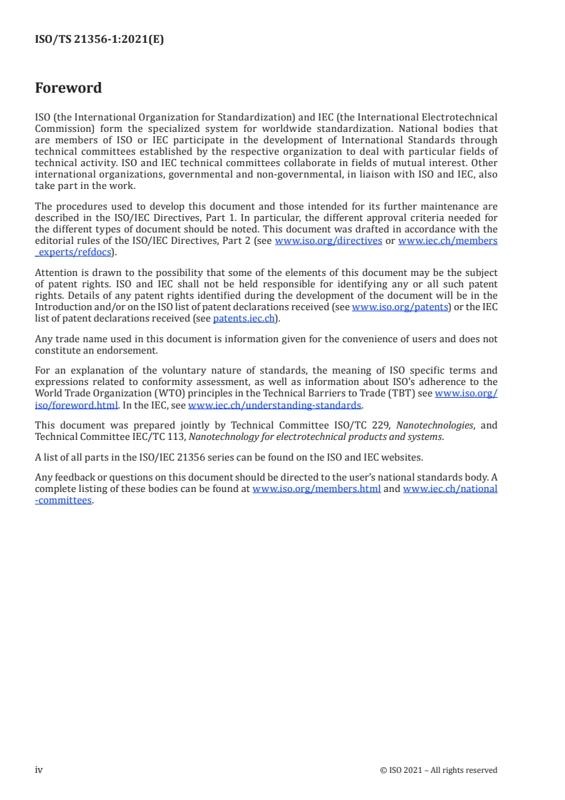 ISO TS 21356-1:2021 ISO TS 21356-1:2021 - Nanotechnologies - Structural characterization of graphene - Part 1: Graphene from powders and dispersions
Released:3/12/2021 - Page 4 preview