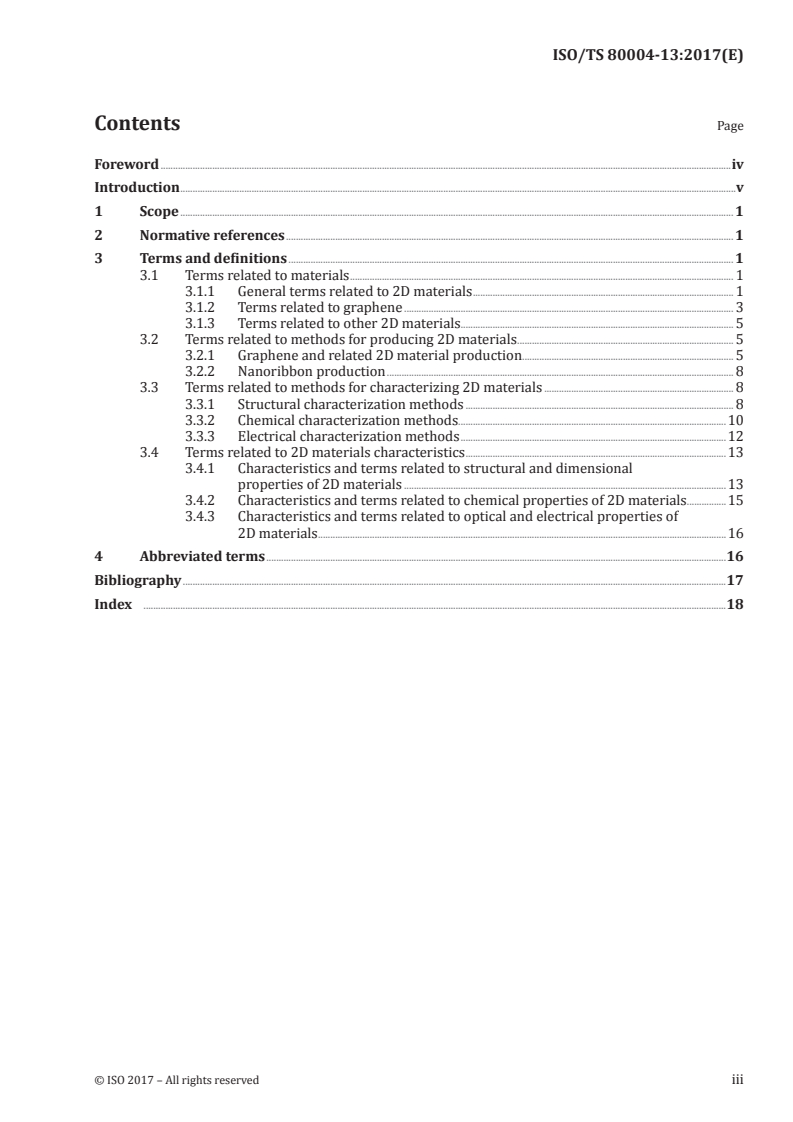 ISO TS 80004-13:2017 ISO TS 80004-13:2017 - Nanotechnologies - Vocabulary - Part 13: Graphene and related two-dimensional (2D) materials
Released:11/14/2017 - Page 3 preview