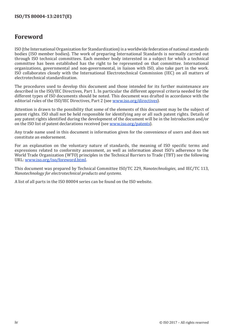 ISO TS 80004-13:2017 ISO TS 80004-13:2017 - Nanotechnologies - Vocabulary - Part 13: Graphene and related two-dimensional (2D) materials
Released:11/14/2017 - Page 4 preview