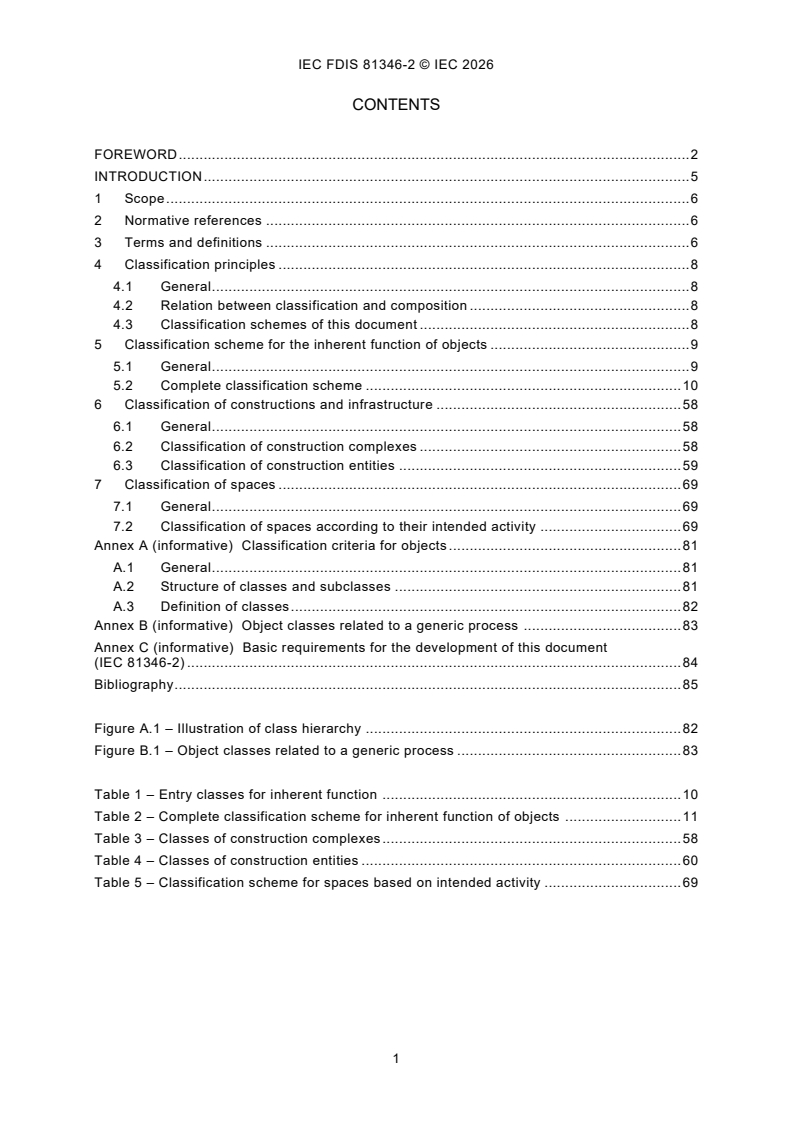 IEC/FDIS 81346-2 IEC/FDIS 81346-2 - Industrial systems, installations and equipment and industrial products — Structuring principles and reference designations — Part 2: Classification of objects and codes for classes - Page 3 preview