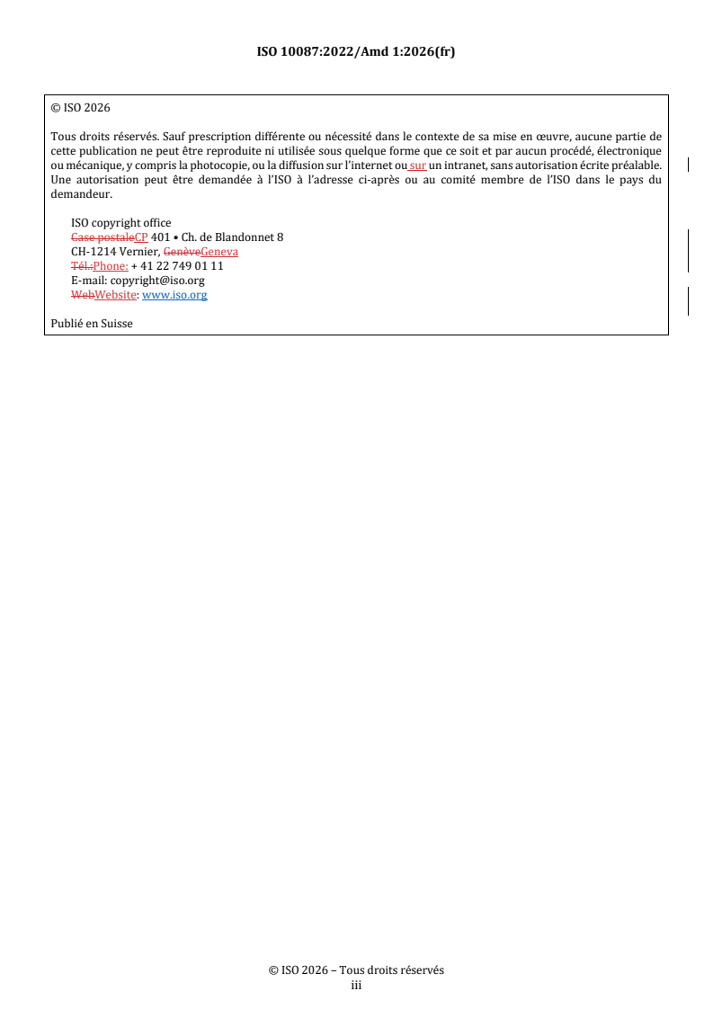 ISO 10087:2022/Amd 1:2026 REDLINE ISO 10087:2022/Amd 1:2026 - Petits navires — Identification du bateau — Système de codage — Amendement 1 - Page 3 preview