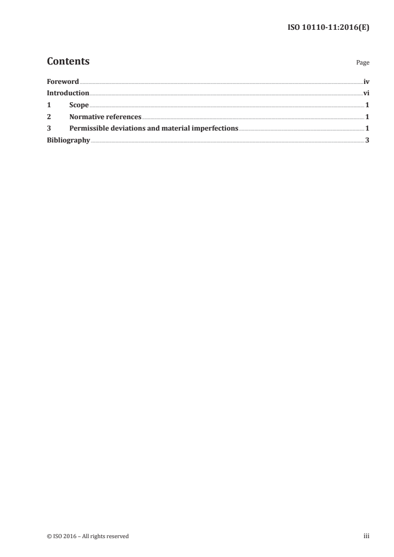 ISO 10110-11:2016 ISO 10110-11:2016 - Optics and photonics — Preparation of drawings for optical elements and systems — Part 11: Non-toleranced data/7/2016 - Page 3 preview