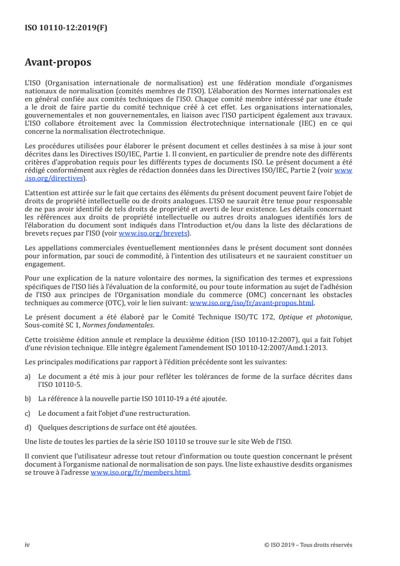 ISO 10110-12:2019 ISO 10110-12:2019 - Optique et photonique — Préparation des dessins pour éléments et systèmes optiques — Partie 12: Surfaces asphériques/26/2019 - Page 4 preview