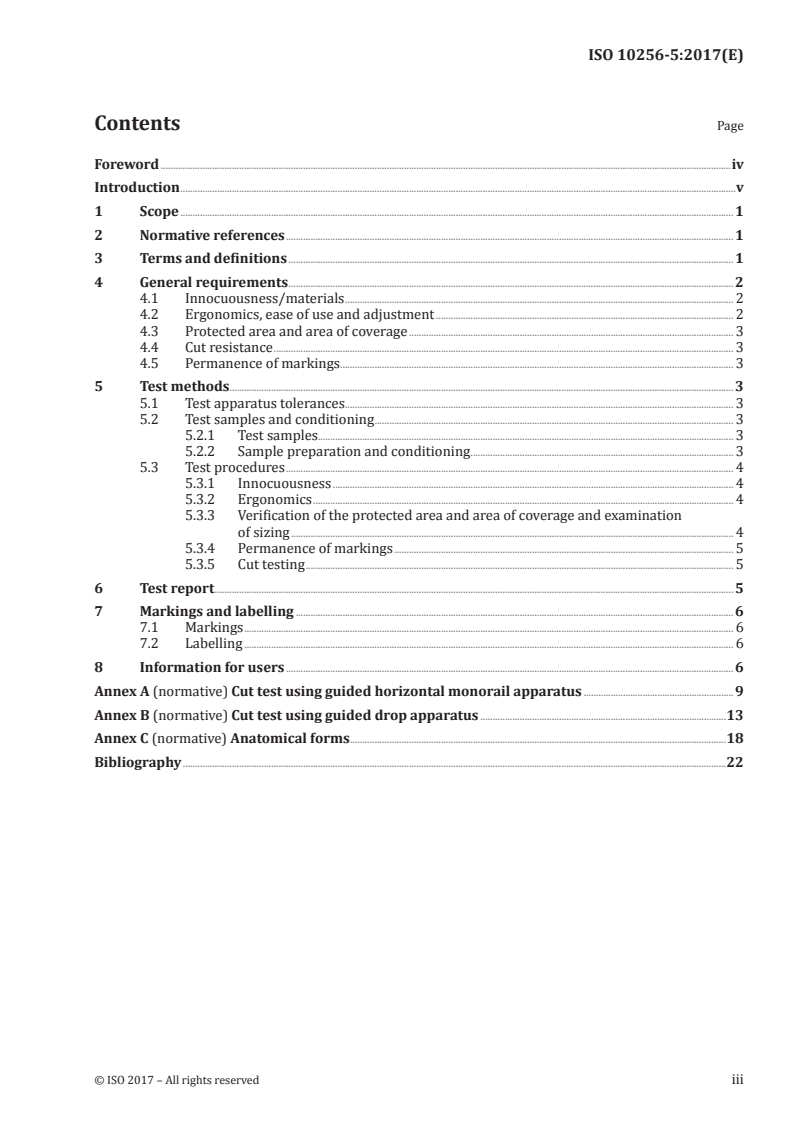 ISO 10256-5:2017 ISO 10256-5:2017 - Protective equipment for use in ice hockey — Part 5: Neck laceration protectors for ice hockey players/20/2017 - Page 3 preview