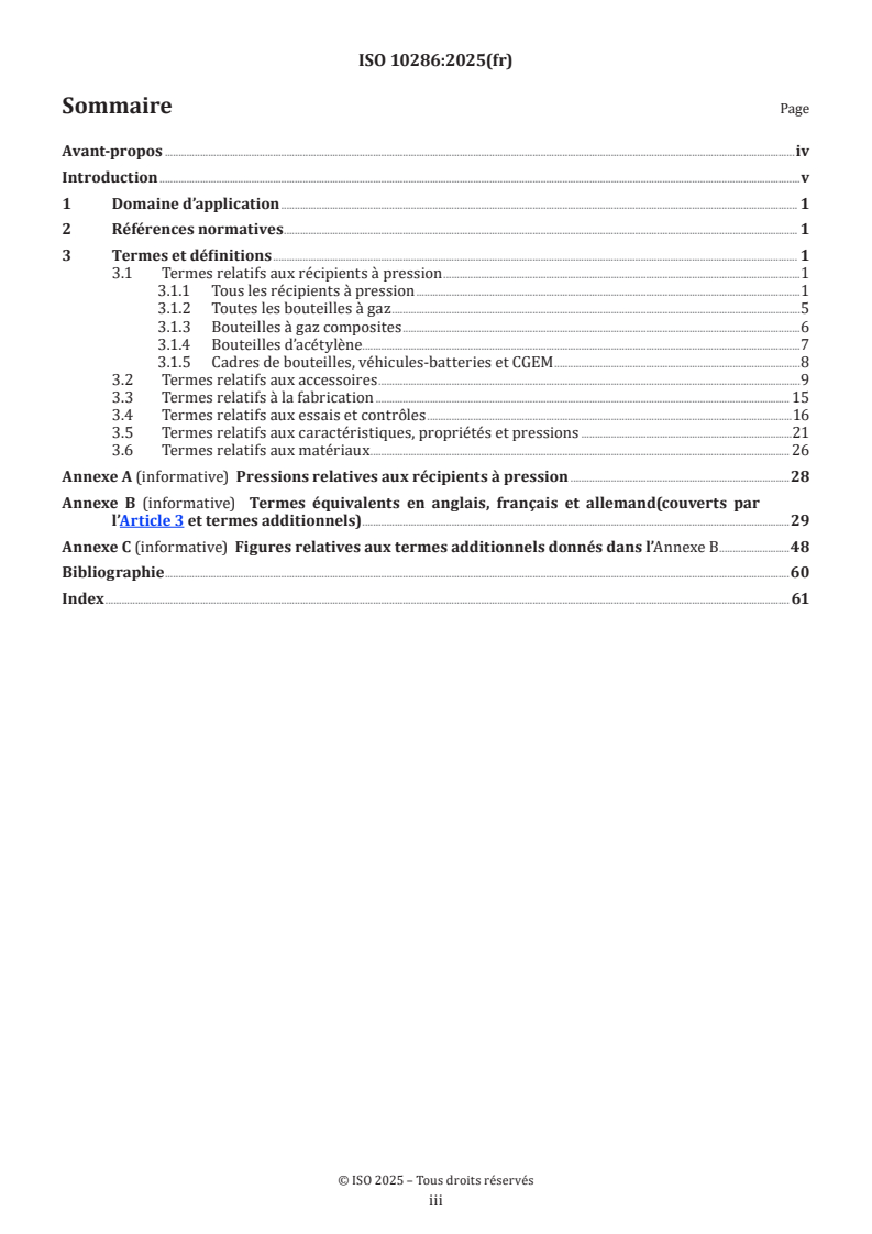 ISO 10286:2025 ISO 10286:2025 - Bouteilles à gaz — Vocabulaire
Released:1. 08. 2025 - Page 3 preview
