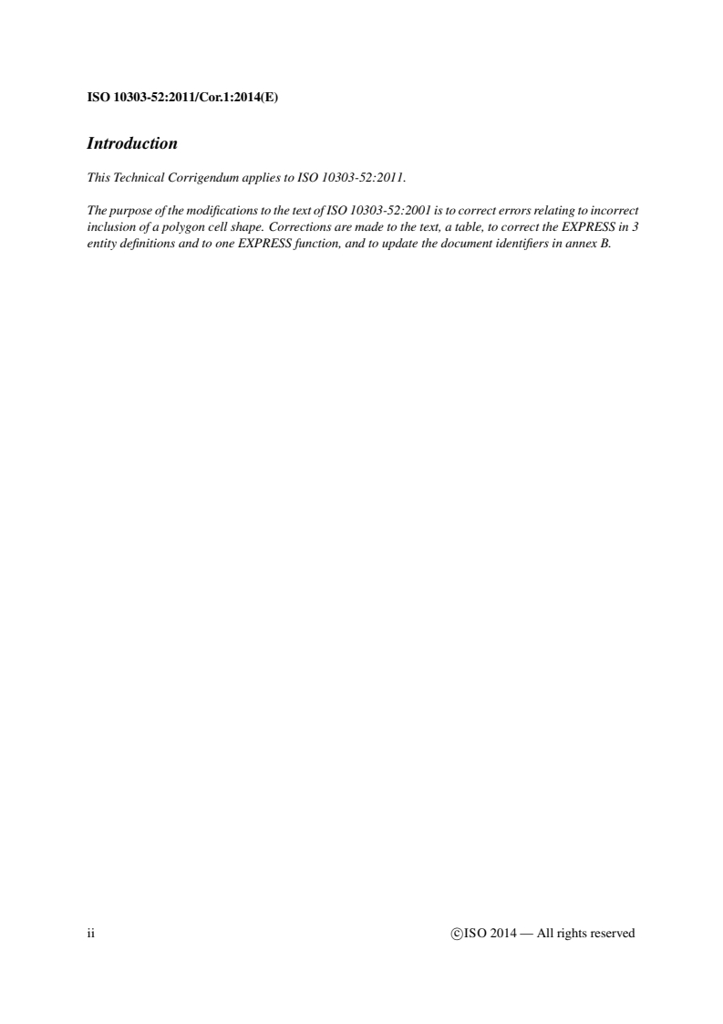 ISO_10303-52_2011_Cor_1_2014 - ISO/DIS 10303-239 - Industrial automation systems and integration — Product data representation and exchange — Part 239: Application protocol: Product life cycle support (PLCS)
Released:31. 05. 2023