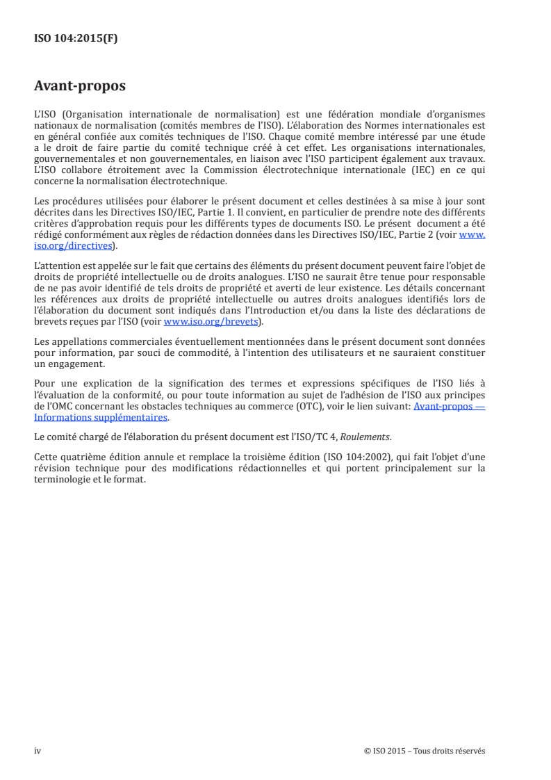 ISO 104:2015 ISO 104:2015 - Roulements — Butées — Dimensions d'encombrement, plan général/17/2015 - Page 4 preview