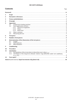 ISO 10471:2025 ISO 10471:2025 - Glass-reinforced thermosetting plastics (GRP) pipes — Determination of the long-term ultimate bending strain and the long-term ultimate relative ring deflection under wet conditions
Released:27. 08. 2025 - Page 3 preview