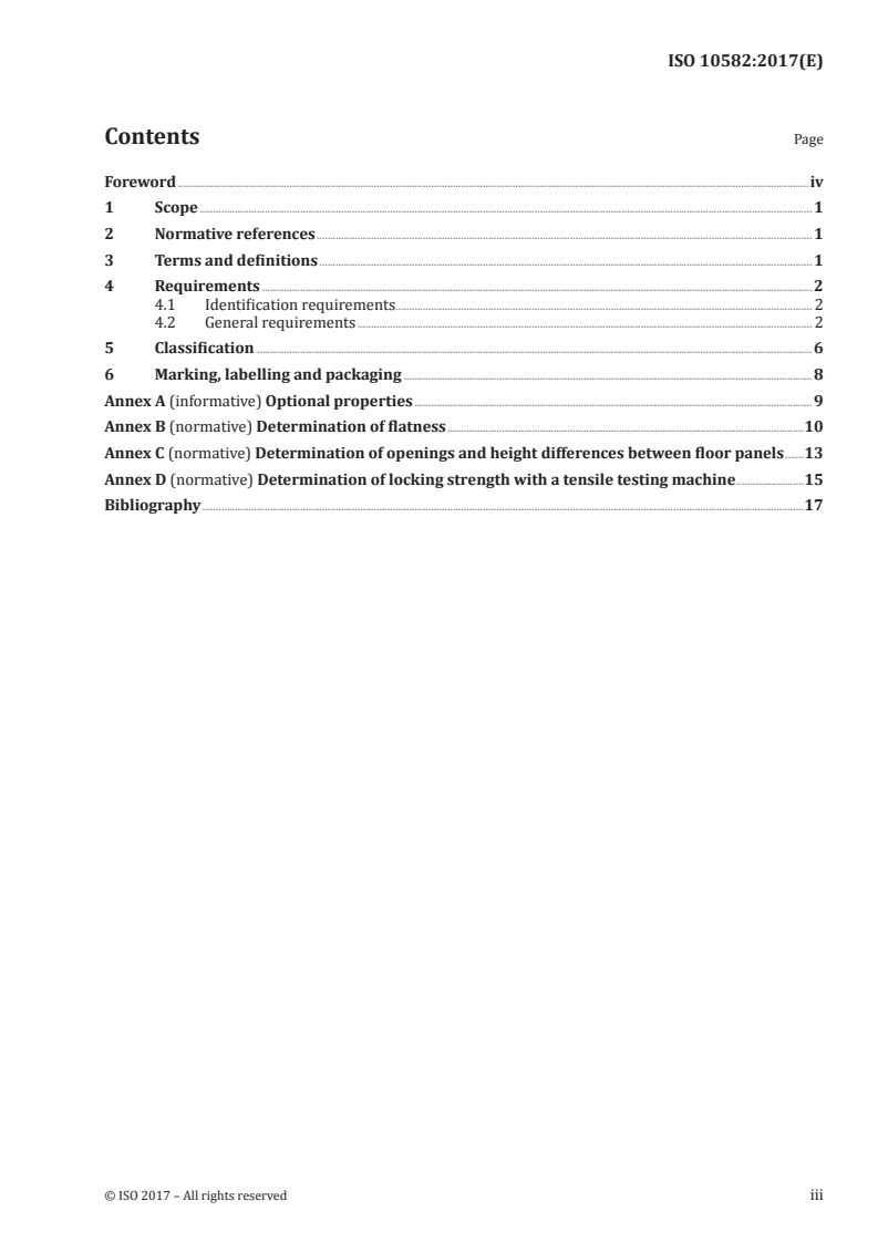ISO 10582:2017 ISO 10582:2017 - Resilient floor coverings — Heterogeneous poly(vinyl chloride) floor covering — Specifications
Released:11/24/2017 - Page 3 preview