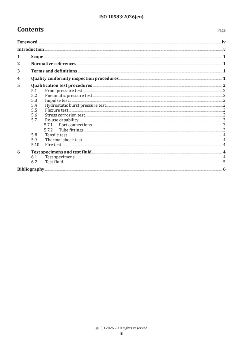 ISO 10583:2026 ISO 10583:2026 - Aerospace fluid systems — Test methods for fitting on tube assemblies - Page 3 preview