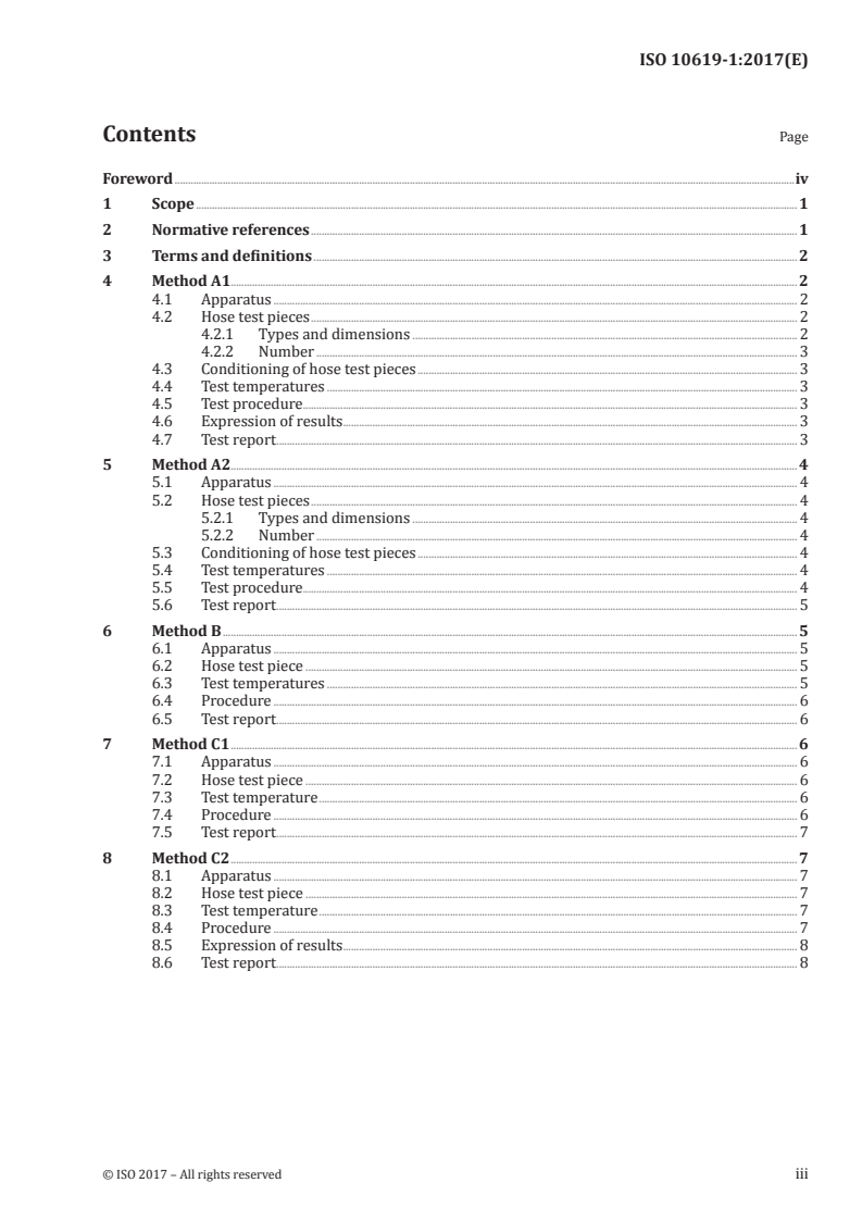 ISO 10619-1:2017 ISO 10619-1:2017 - Rubber and plastics hoses and tubing — Measurement of flexibility and stiffness — Part 1: Bending tests at ambient temperature/15/2017 - Page 3 preview