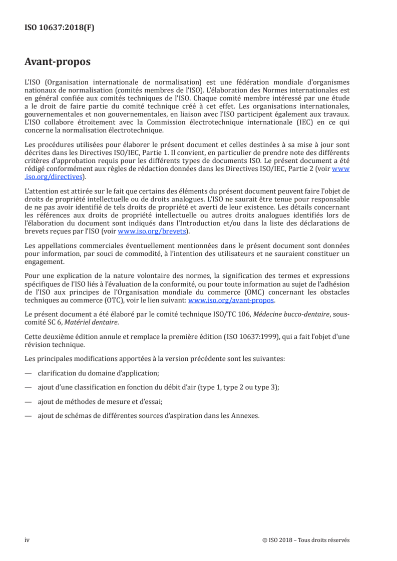 ISO 10637:2018 ISO 10637:2018 - Médecine bucco-dentaire — Systèmes d'aspiration centrale/17/2018 - Page 4 preview
