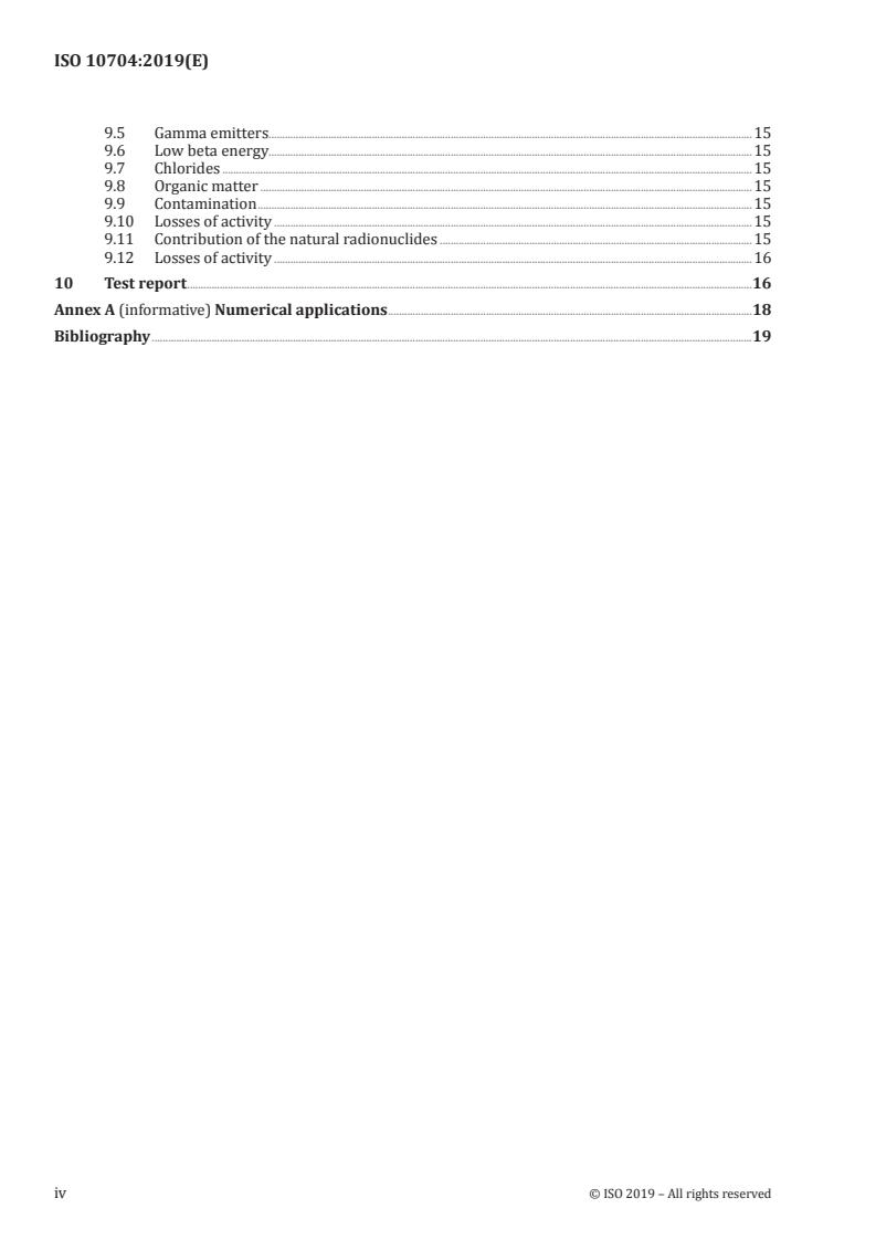 ISO 10704:2019 ISO 10704:2019 - Water quality — Gross alpha and gross beta activity — Test method using thin source deposit
Released:2/19/2019 - Page 4 preview