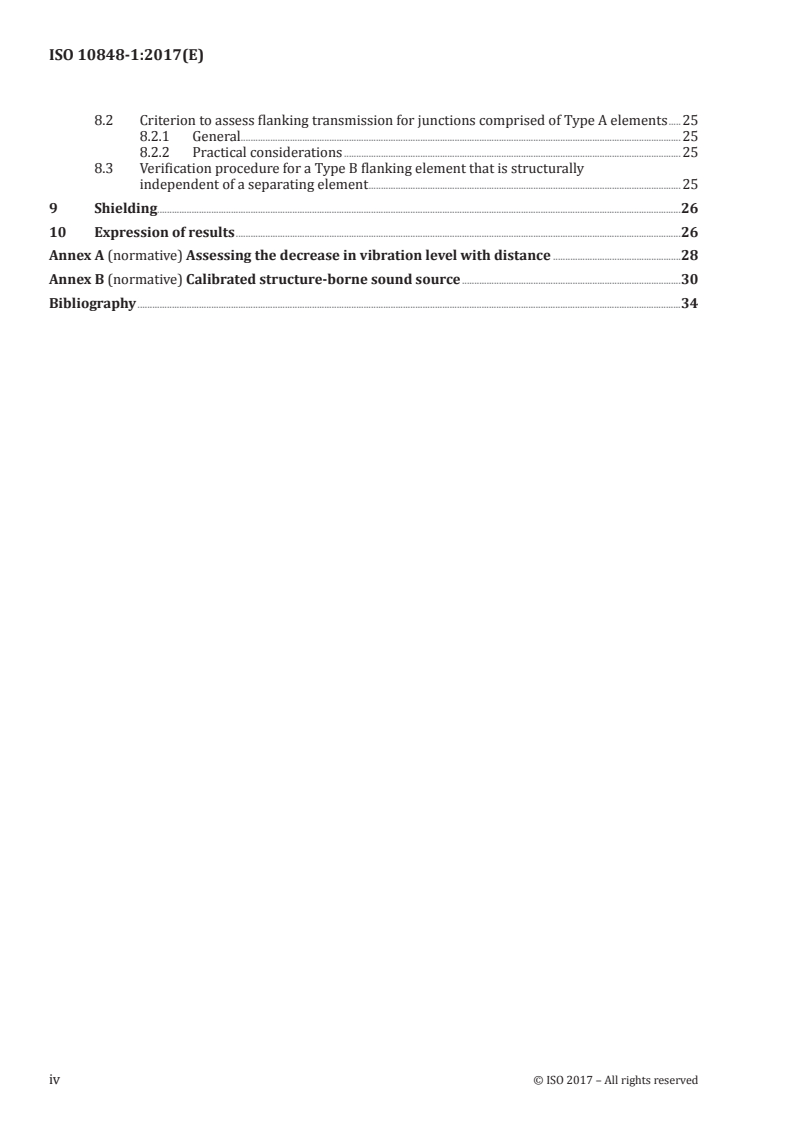 ISO 10848-1:2017 ISO 10848-1:2017 - Acoustics — Laboratory and field measurement of flanking transmission for airborne, impact and building service equipment sound between adjoining rooms — Part 1: Frame document/14/2017 - Page 4 preview
