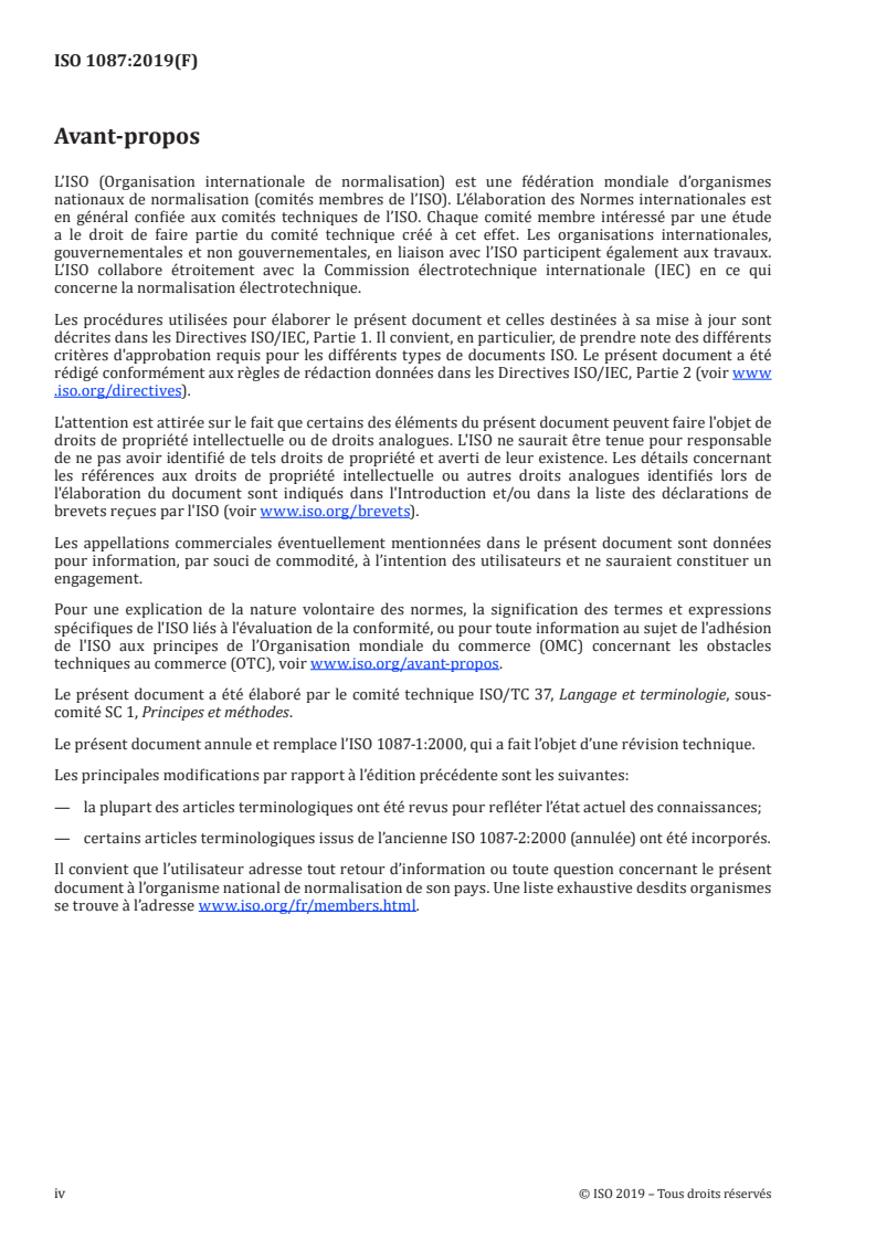 SIST ISO 1087:2021 ISO 1087:2019 - Travail terminologique et science de la terminologie — Vocabulaire/24/2019 - Page 4 preview