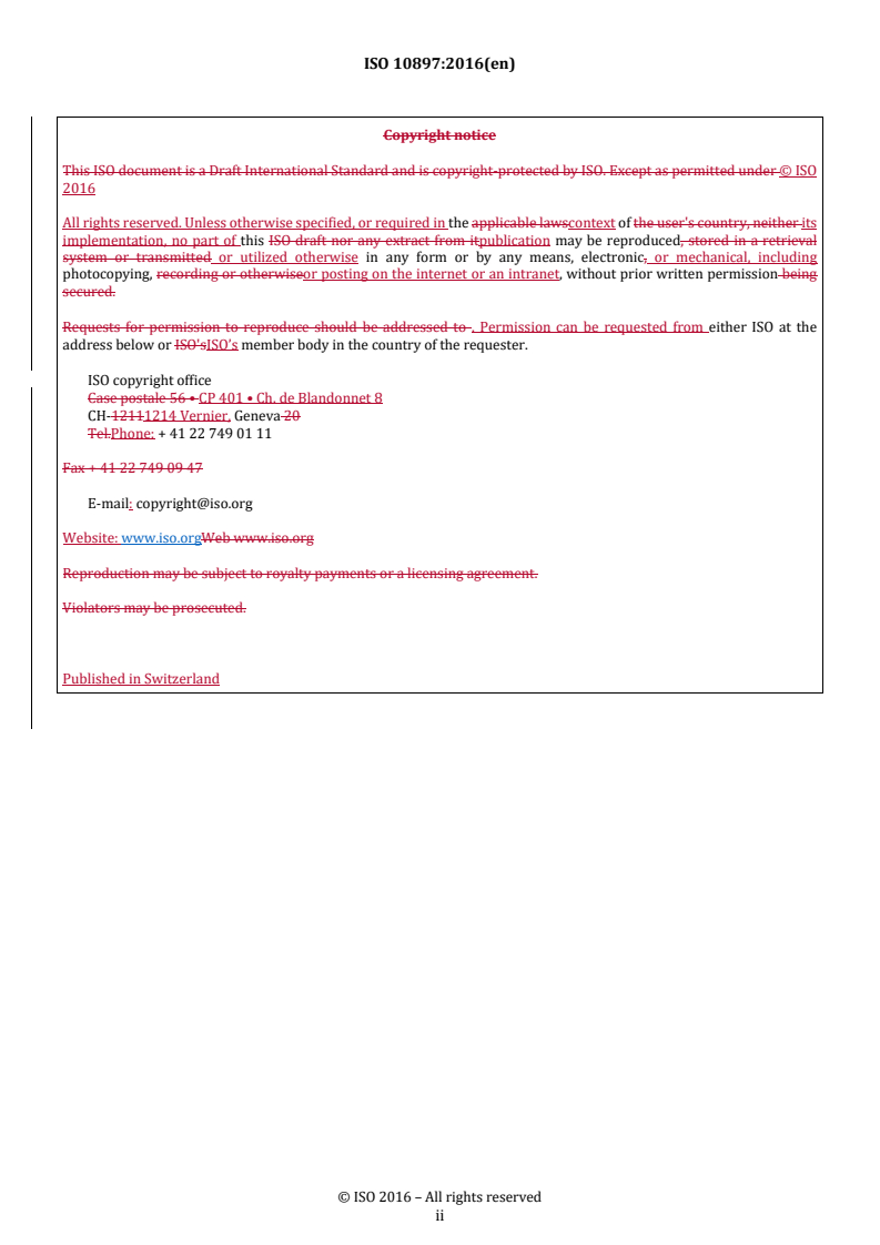 ISO 10897:2016 REDLINE ISO 10897:2016 - Collets for tool holders with taper ratio 1:10 — Collets, holders, nuts - Page 2 preview