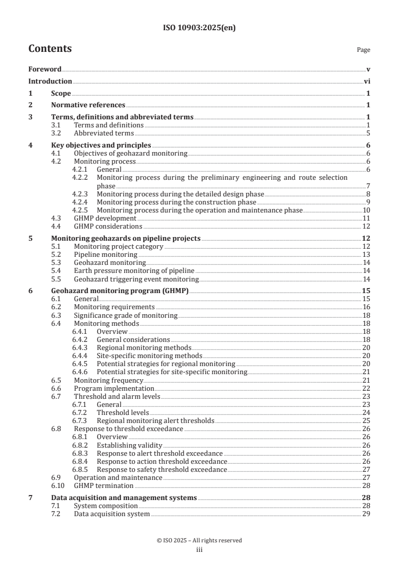 ISO 10903:2025 ISO 10903:2025 - Oil and gas industries including lower carbon energy — Pipeline transportation systems — Pipeline geohazard monitoring processes, systems and technologies
Released:10/7/2025 - Page 3 preview