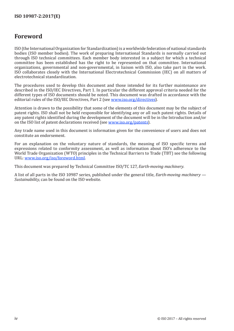 ISO 10987-2:2017 ISO 10987-2:2017 - Earth-moving machinery — Sustainability — Part 2: Remanufacturing/23/2017 - Page 4 preview