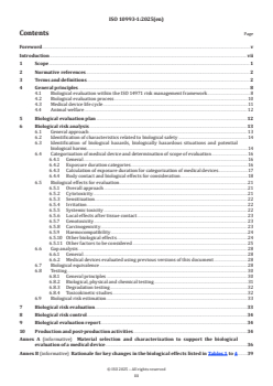 ISO 10993-1:2025 ISO 10993-1:2025 - Biological evaluation of medical devices — Part 1: Requirements and general principles for the evaluation of biological safety within a risk management process
Released:18. 11. 2025 - Page 3 preview