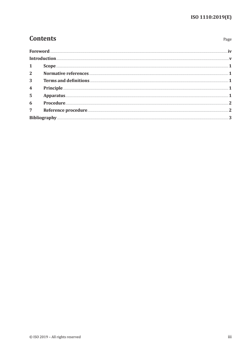 SIST ISO 1110:2023 ISO 1110:2019 - Plastics — Polyamides — Accelerated conditioning of test specimens/16/2019 - Page 3 preview