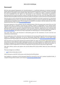 ISO 11125-5:2025 - Preparation of steel substrates before application of paints and related products — Test methods for metallic blast-cleaning abrasives — Part 5: Determination of percentage defective particles and of microstructure
Released:21. 07. 2025 - Page 4 preview
