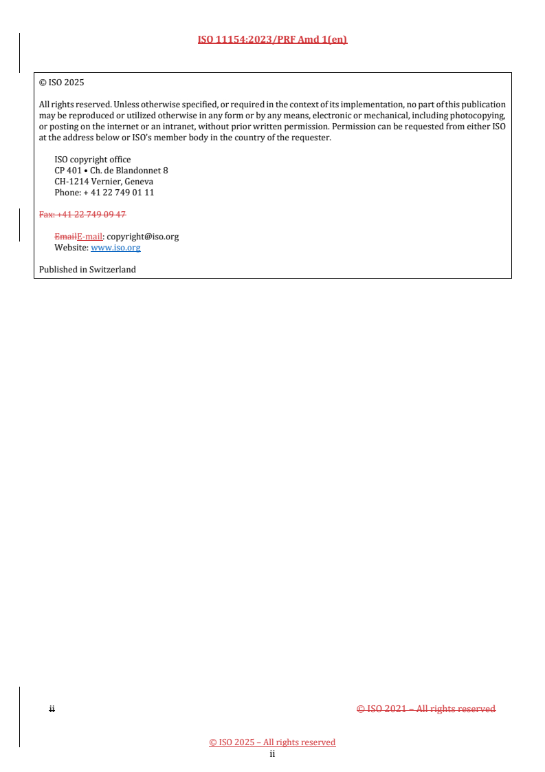 REDLINE ISO 11154:2023/PRF Amd 1 - Road vehicles — Roof load carriers — Amendment 1
Released:21. 08. 2025